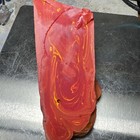 Beautiful Bright Red Rosarita Rough Red With Yellow And Orange Red Stripes