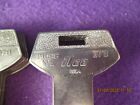 Old Antique Vintage 27 Pc New Old Stock B78 Uncut Car Key Blanks   Ilco   Nickel