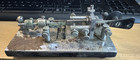 Telegraph Apparatus Co Key Keyer Heavy Metal Base Ham Radio Morse Code Vintage