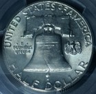 1959 50c Franklin Half Dollar Pcgs Ms64   26352
