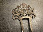 Victorian Bridal Hair Comb Pick Sterling Silver 4 3 4   Antique