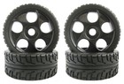 1 8 Tyres Rubber Tires W  Hex 17mm Wheels Rims 4pcs D 100 W 42mm For  1 8 Rc Car