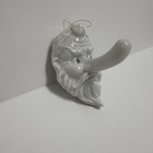 Vtg Japanese Tengu White Porcelain Wall-hanging Face Mask  4  Long Nose Phallic
