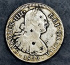 1802 Mo Ft Spanish Colonial Silver 8 Reales u s  Dollar Is For Comparison Only  