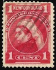 Set Of 6 1897 Newfoundland Stamps Scott  78   79   80   82   83   85