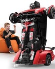 2-in-1 Transforming Remote Control Car   Robot  1 14 Scale  Gesture Sensing  Sou