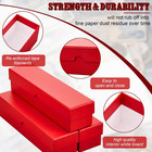 4 Pcs Coin Storage Box 2x2 Inch Flip Collectors Holders  Red   Cardboard