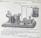 1877 M a  Buell Kob Eureka Practice Set With Camelback Key  Telegraph Key