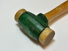 New Garland Usa Saco Maine No  3 Hammer Solid Head Mallet Hammer  Rawhide Faces