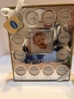 Disney Baby  My 1st Year Picture Frame  With A Central Picture  Silver Plated