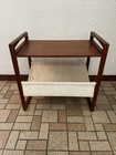 1960s Danish Kai Kristiansen Sika Mobler Teak Magazine Rack Side Table Denmark