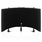 Portable Microphone Isolation Shield With Soundproof Foam - Vocal Recording Boot