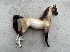 Pretty Breyer Peter Stone Horse    my Musketeer Bar    Glossy Red Roan Arabian
