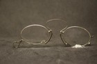 Antique Silver Spring Bridge Pince Nez Eye Glasses Vintage Eyeglasses