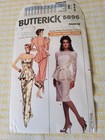 Vintage 80s Sewing Pattern Butterick 5896 Dress Top Sz 14 16 18 Factory Folded 