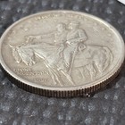 1925 - Authentic Stone Mountain 50c Silver Half Dollar Coin Weighs 12 5 Grams