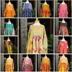 Wholesale Lot 5 Pc Vintage Kantha Hand Made Cotton Dress Indian Women Midi Dress