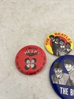 Vtg The Beatles Pins Lot Of 7 Pins 1960   s I Needed Help Band Pins