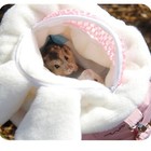 Hamster Carrier Bag Breathable Warm Small Animals Travel Carrier Potable Suga   