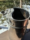 James Tufts Lion Pitcher Silver Plate Antique 19th Century