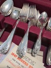  1950  1847 Rogers Bros Daffodil Silverplate 52pc Flatware Set For 8 Case   1pc