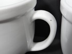 Culinary Arts Cafeware Mugs Set Of 4 White Heavy
