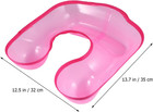 Professional Hair Perm Neck Tray Waterproof Plastic Hairdressing Bowl For Salon