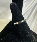Michael Dawkins Sterling Silver Hammered Band Ring  Size 6 75