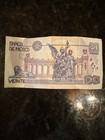 1994 Mexico El Banco De Mexico 20 Pesos Banknote Currency - Lightly Circulated