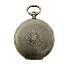 Antique 43mm Hunter Pocket Watch Case 43mm  800 Silver Fancy Swiss Made