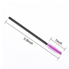 200 Pcs Disposable Eyelash Brush 200 Count  pack Of 1   Black rose Red
