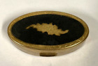 Vintage Max Factor Lipstick Holder Mirror Flowered Case 2 1 2  England