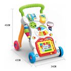 2in1 Baby Walker Stroller First Steps Activity Musical Toys Car Along Ride On Go