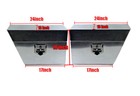 Pair Under Tray Tool Box Underbody Aluminium Truck Trailer Box 24 x10 x16 