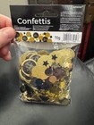 Black Gold Happy Birthday 2 5oz  Confetti Party Supply Table Decoration New   