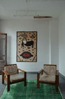 Traditional Green Hand-knotted Area Rug 4 11  X 5 7  Oriental Carpet