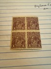 Australia Kgv One Penny Stamp 1914-1924 X4 Nm unhinged Original Crown Watermark