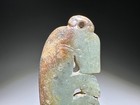 Rare Chinese Shang Dy Old Jade Carved Dragon Design  pei  Pendant L 8 8 Cm
