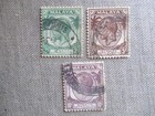 Straits Settlements  Scott  218  221  223  Used