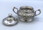 Tiffany   Company    2918 Repousse Style Sugar Bowl  Silverplate