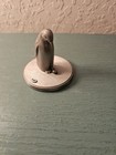 Vintage 1989 Neonic Design Pewter Penquin W egg Figure artist Signed  Usa 