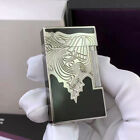 Dp Engraved Mask Lighter Ping Sound Soft Flame For Smoking Cigarette Gift 2025