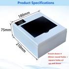 50a Generator Transfer Switch  Manual Transfer Switch 120 240v 12000w Capacit   