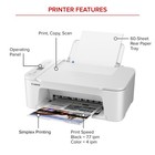 Pixma Ts3722 All-in-one  Wireless Inkjet Printer For Home Office