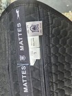 Mattes Quilted Correction Shimmable Half Pad W shims  L - Black