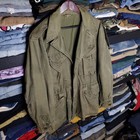Men s Vtg 1950s Us Army Korean War M-50 Field Jacket 40l Medium 50s M-1950 Flaws