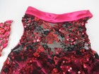Tenth House Dance Costume Large Child Hot Pink Sequins Jazz Full Skirt Halloween