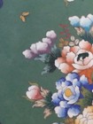 Antique Japanese Meiji Period Cloisonn   Enamel 7 25  Plate - Green Floral 