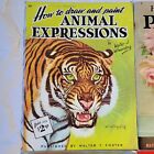 Vintage Art Books Lot Of 4 Walter T  Foster How To Draw Paint Paperbacks Used