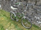 Rare Vintage 1969 Schwinn Sting-ray 20    2 Speed Kick Back Campus Green Usa